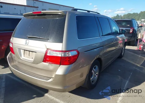 2007 Honda Odyssey Ex из США, поврежденный, VIN 5FNRL38437B427272